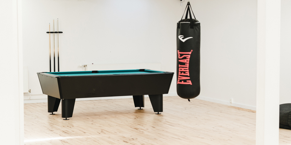 Aktivitetssal i Ungehuset Røjleskov