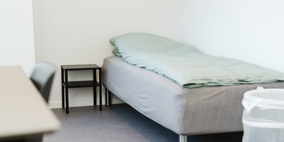 Værelse i Ungehuset Røjleskov