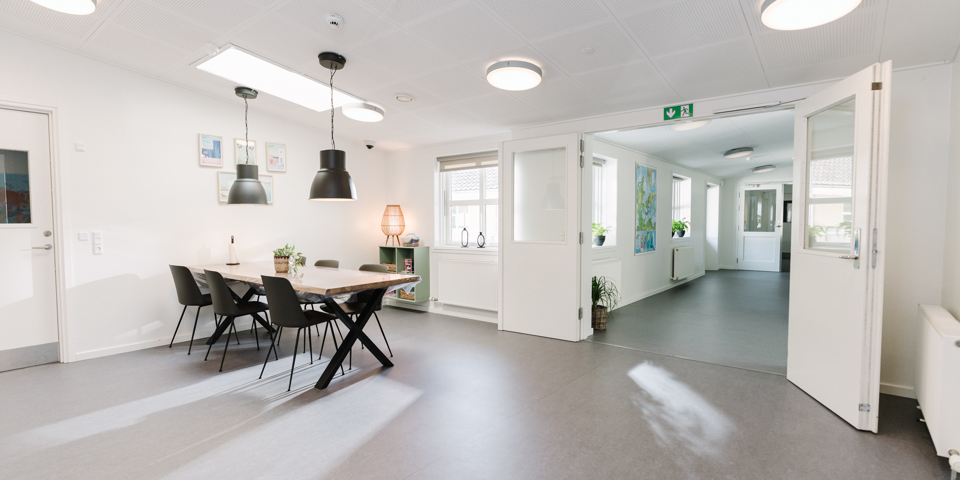 Spisestue i Ungehuset Røjleskov