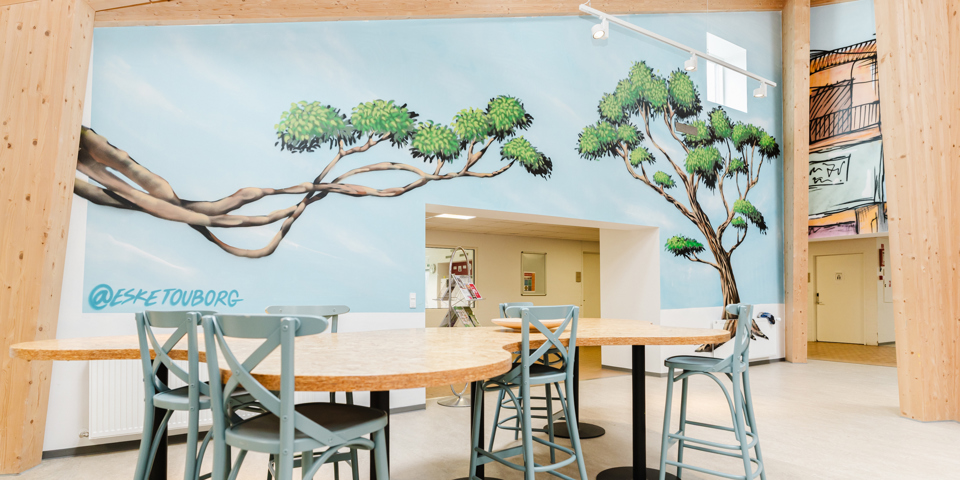 Fællesrum i Syrenparken 